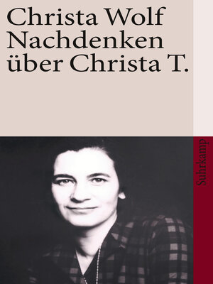 cover image of Nachdenken über Christa T.